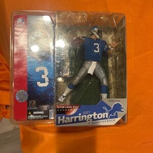Joey Harrington Detroit Lions Quarterback Action Figure - Blue